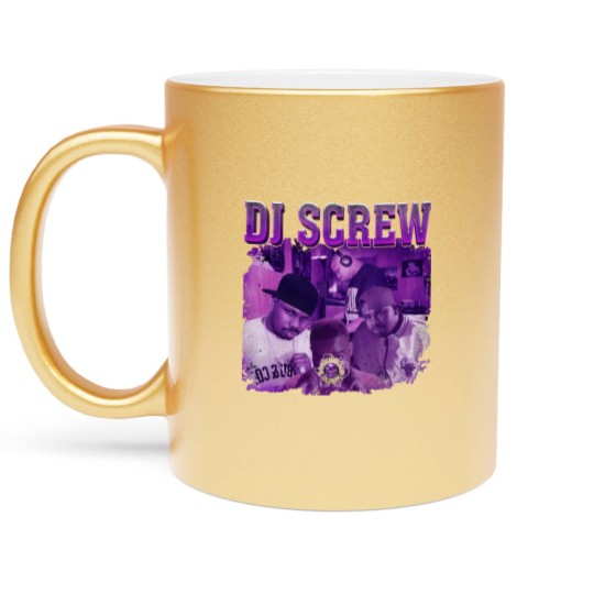 Discover DJ Screw 90s Inspired Vintage Metallic Mugs