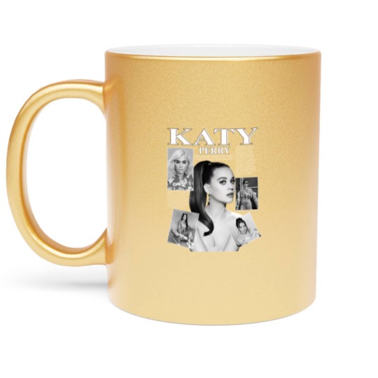 Discover Katy Perry Music Metallic Mugs, Katy Perry Music Pop Metallic Mugs, Katy Perry Concert 2023 Retro Gift