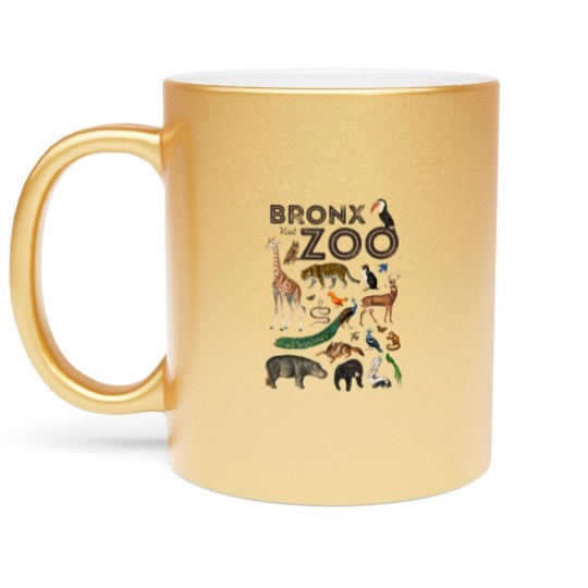 Discover Bronx Zoo Collage Metallic Mugs