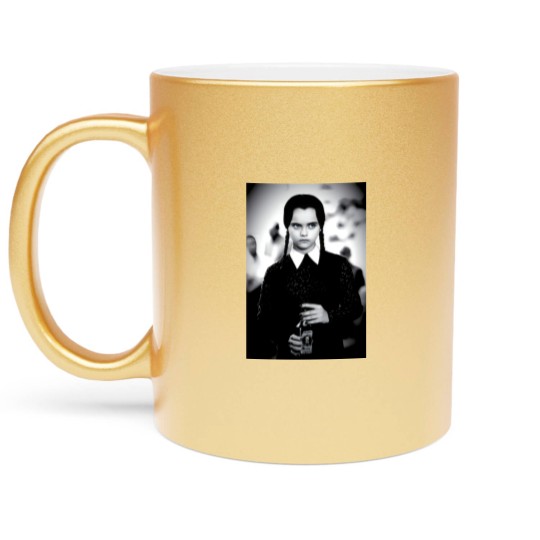 Discover Wednesday Addams Poison Horror Movie Metallic Mugs