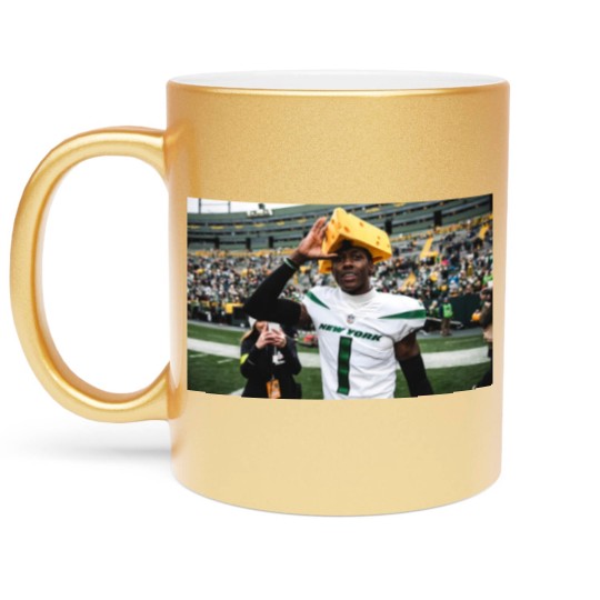 Discover Sauce Cheesehead Metallic Mugs