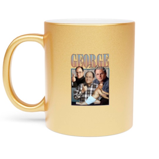 Discover RETRO GEORGE Costanza Metallic Mugs, George Seinfield Metallic Mugs, George Costanza Metallic Mugs, George Costanza Homage Metallic Mugs, Seinfeld Fan, Tv Seinfeld Sitcom