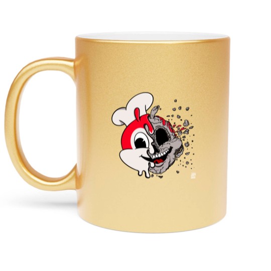 Discover JOLLIBEE ACID POPART REMIX FILIPINO GRAY Metallic Mugs