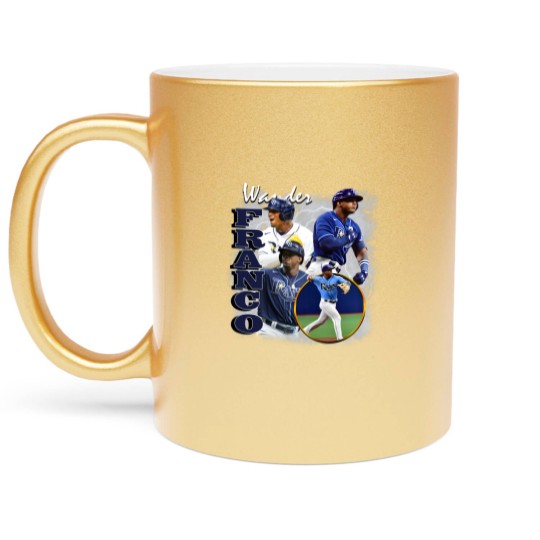 Discover Wander Franco Metallic Mugs, Baseball Metallic Mugs, Classic 90s Graphic Metallic Mugs