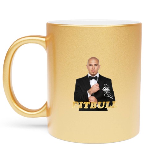 Discover Pitbull Rapper 2023 with Signature Metallic Mugs