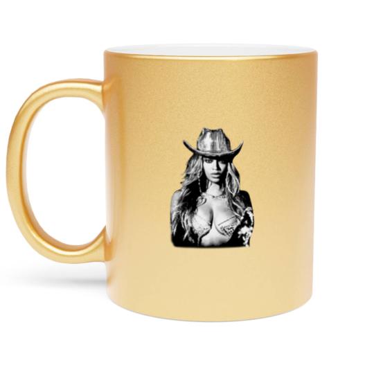 Discover Beyonce Merch Metallic Mugs, Beyonce Metallic Mugs, Music Metallic Mugs, Concert Fan Metallic Mugs