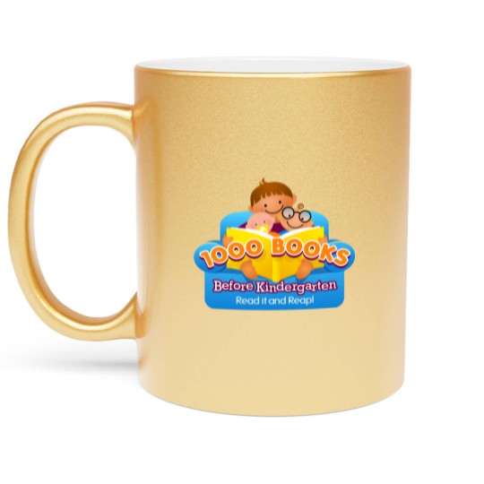 Discover 1000 Books Before Kindergarten Metallic Mugs