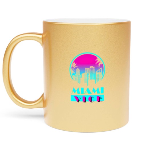 Discover MIAMI VICE Beach Metallic Mugs