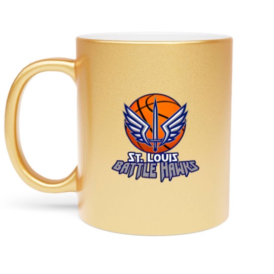 Discover Battle Hawks St Louis - St Louis Battle Hawks - Metallic Mugs
