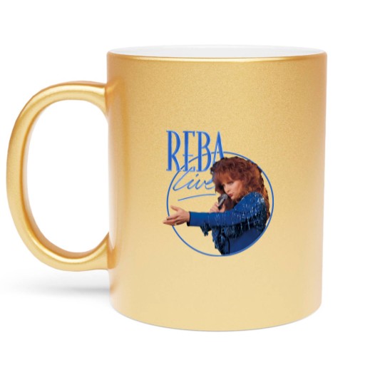 Discover Reba Vintage Live Classic Metallic Mugs
