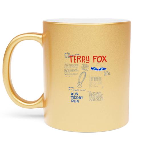 Discover Ryan Reynolds Terry Fox Metallic Mugs for men women, Terry Fox Run Metallic Mugs