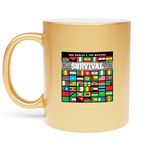 Discover Bob Marley Metallic Mugs, Reggae Music Band Metallic Mugs