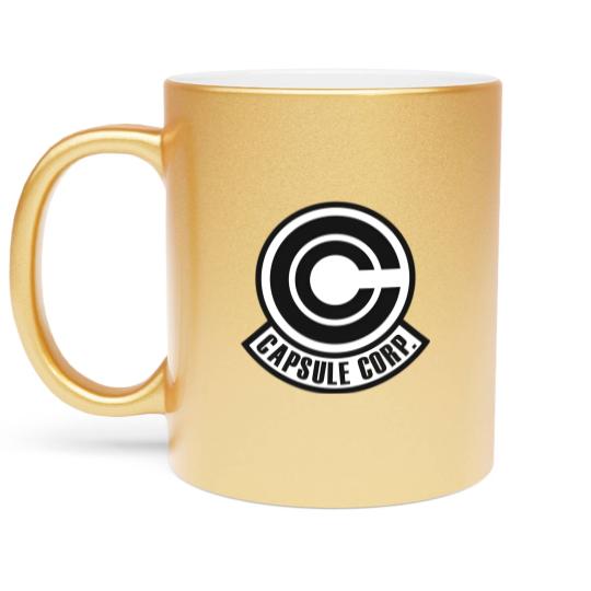 Discover Capsule corp original logo Metallic Mugs