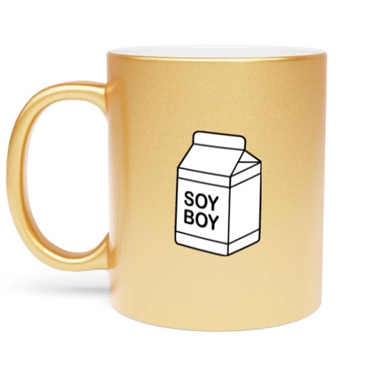 Discover Soy Boy vegan bucket hat Metallic Mugs