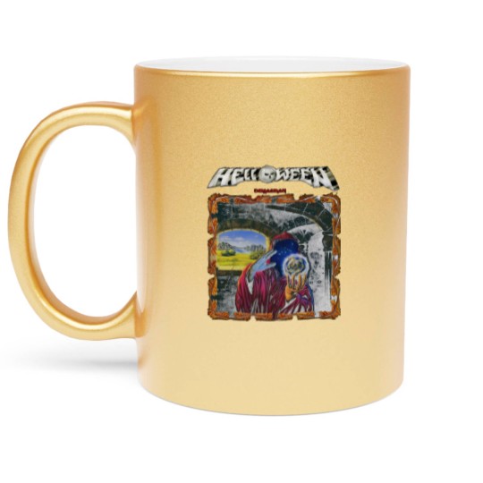 Discover 3 good designs helloween band Metallic Mugs