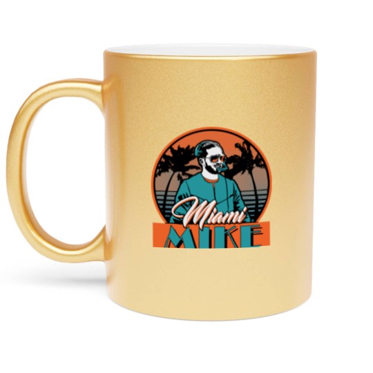 Discover Miami Mike Metallic Mugs, Mike McDaniel Metallic Mugs