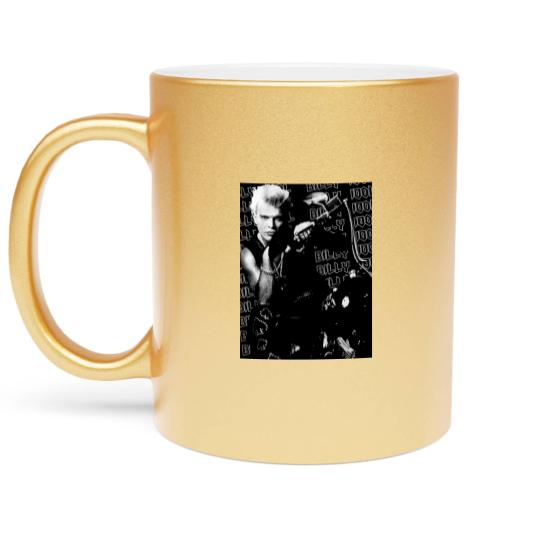 Discover Vintage Billy Idol Metallic Mugs, Billy Idol Live Tour 2023 Metallic Mugs