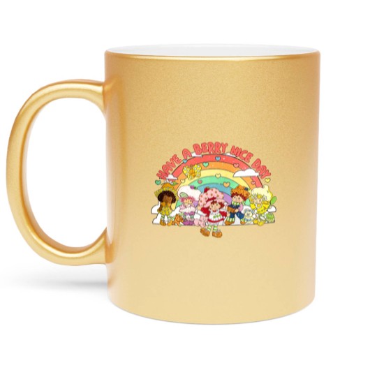 Discover Vintage Have a Berry Nice Day, Strawberry Shortcake Retro Metallic Mugs, Berry Adventures