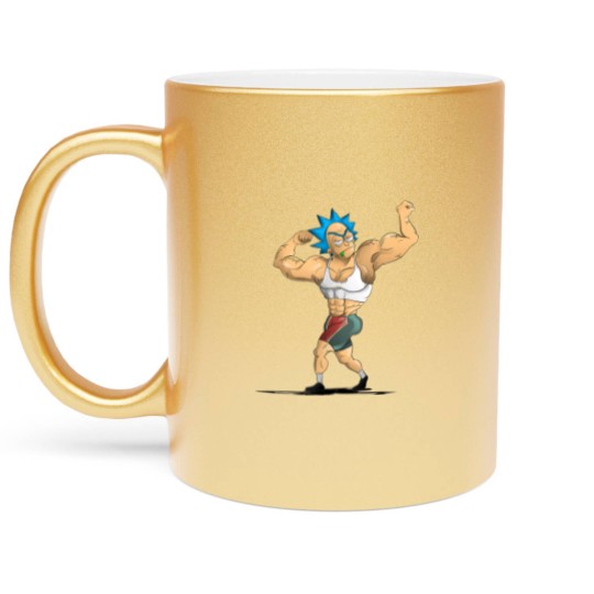 Discover Rick and Rickandmorty Metallic Mugs Rick's Gym Metallic Mugs Metallic Mugs