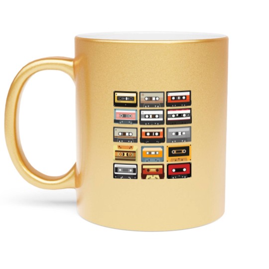 Discover Cassette Tape - Cassette Tape - Metallic Mugs
