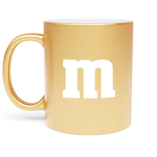 Discover Candy Matching Metallic Mugs, M and M Candy Cosplay Metallic Mugs, Candy Team Group Metallic Mugs, Halloween Costume For Family Group Gift, Birthday Party Metallic Mugs