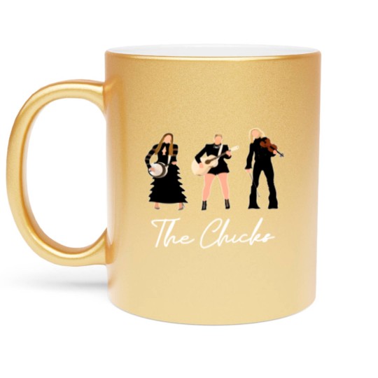 Discover The Chicks World Tour 2023 Metallic Mugs, The Chicks Metallic Mugs Fan Gifts, The Chicks Band Metallic Mugs