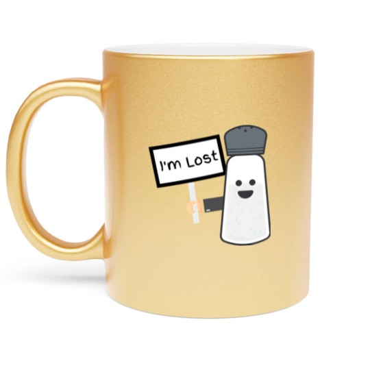 Discover Lost shaker of salt Classic Metallic Mugs
