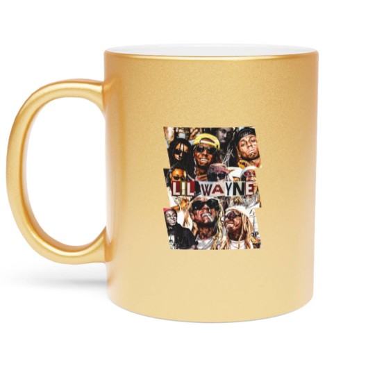 Discover Lil Wayne Metallic Mugs, Vintage Lil Wayne graphic Metallic Mugs, Lil Wayne Metallic Mugs