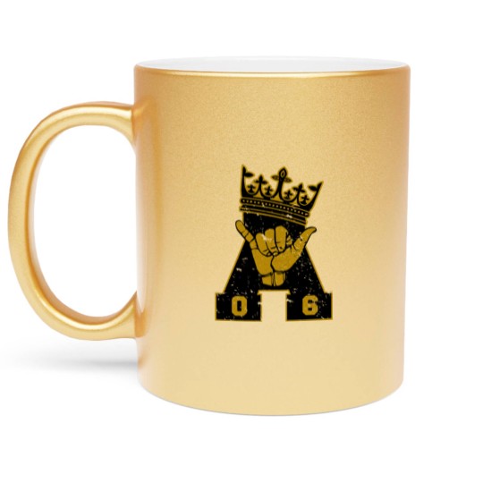 Discover Alpha Fraternity Phi Men'S Alpha Frat 1906 Black G Metallic Mugs