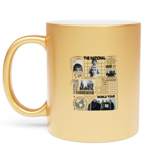 Discover The National Music Metallic Mugs, World Tour 2023 Metallic Mugs, The National Concert Metallic Mugs