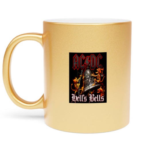 Discover ACDCBand Back in Black  Metallic Mugs
