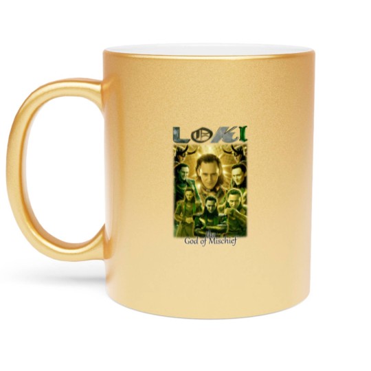Discover Loki movie film God of Mischief 2021 Metallic Mugs, Loki Metallic Mugs