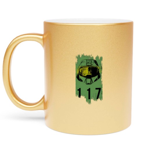 Discover 117 distressed - Halo - Metallic Mugs