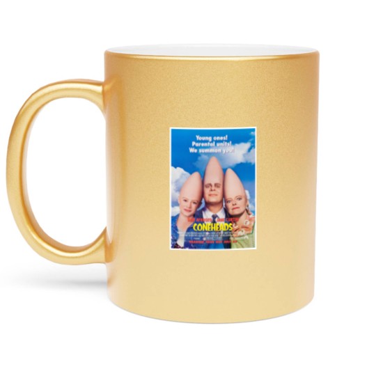 Discover Coneheads Movie Metallic Mugs Cool Retro Movie Fan Metallic Mugs