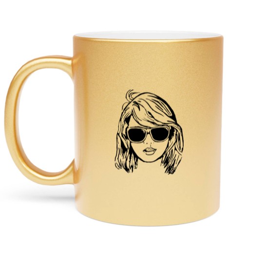 Discover Tay Swift portrait Metallic Mugs