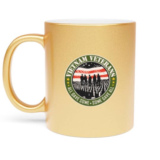 Discover Vietnam Veterans - Vietnam Veterans Gift - Metallic Mugs