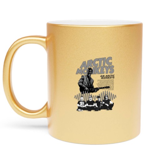 Discover Arctic Monkeys Am album Metallic Mugs, Arctic Monkeys Tour 2023 Metallic Mugs