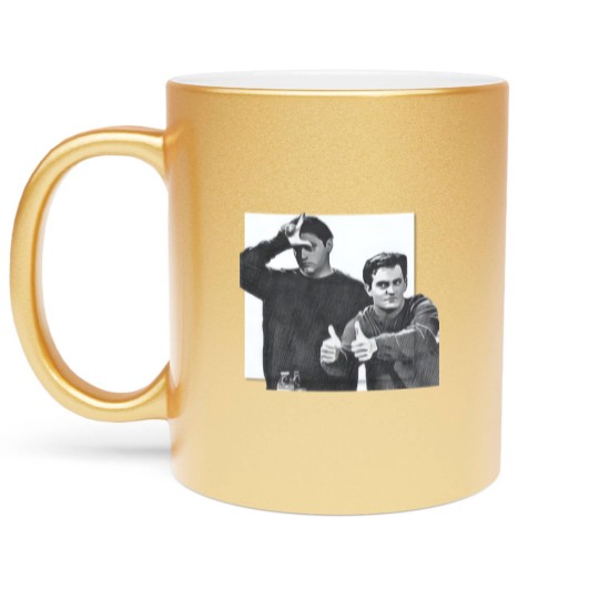 Discover Chandler Bing-Joey Tribbiani Metallic Mugs Bing Tribbiani Metallic Mugs