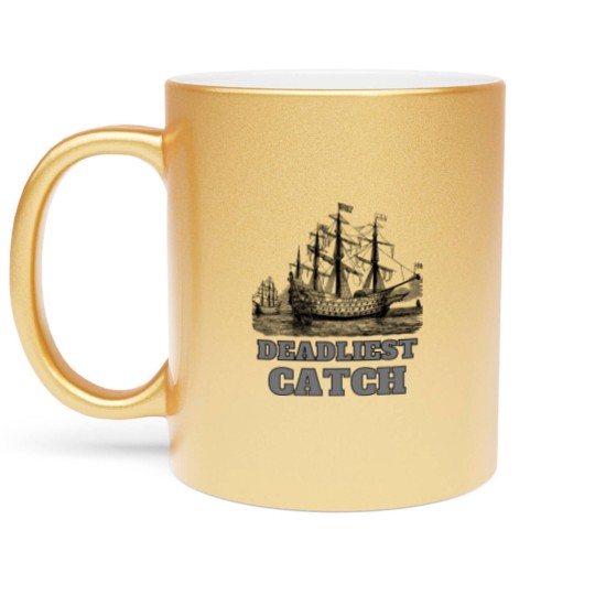 Discover time bandit fvliest catch Metallic Mugs