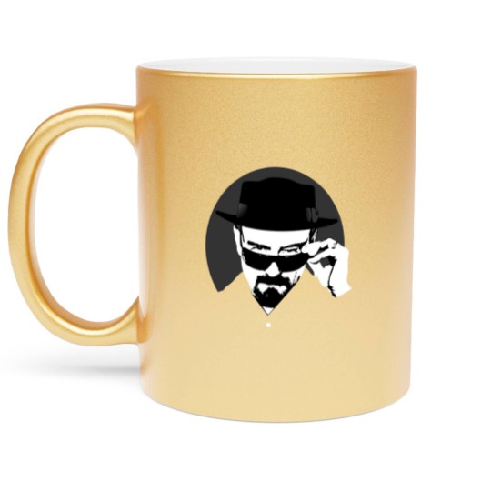 Discover Heisenberg in his hat - Breaking Bad - Metallic Mugs