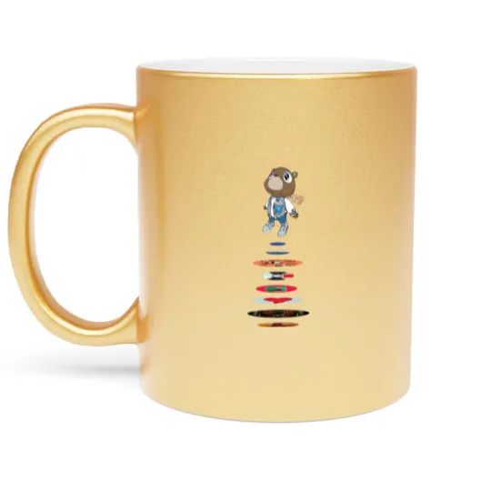 Discover Kan West Graduation Metallic Mugs, The College Dropout