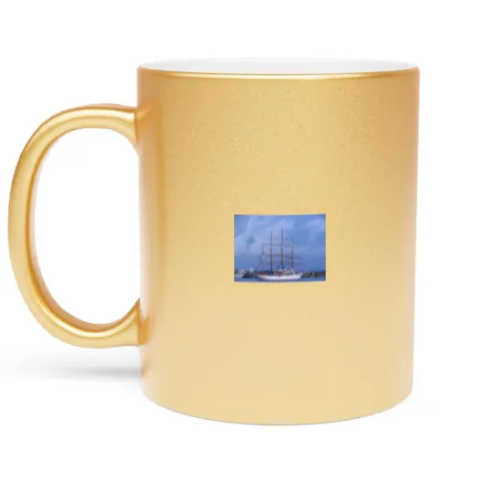 Discover Tall Ship Sea Cloud Metallic Mugs