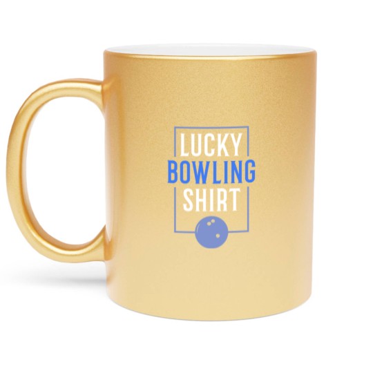 Discover Lucky Bowling Metallic Mugs for all Bowlers Metallic Mugs