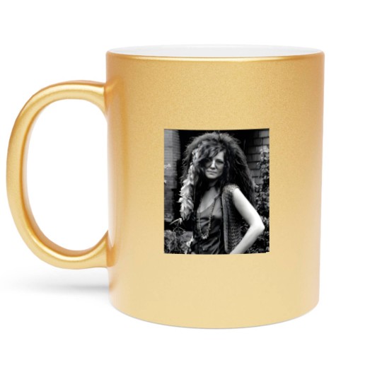 Discover Janis J Metallic Mugs, Rock Band Metallic Mugs, Music Metallic Mugs