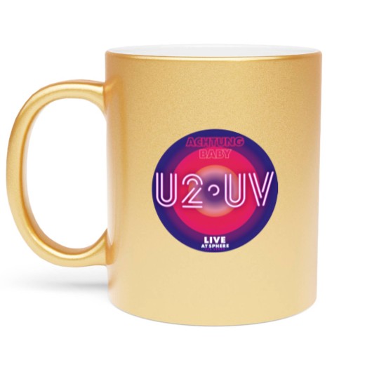 Discover U2 Band Tour 2023 Metallic Mugs, U2 UV Achtung Baby