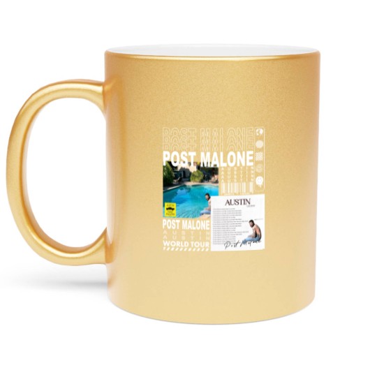 Discover Post Malone Rap Metallic Mugs, Vintage Posty Metallic Mugs