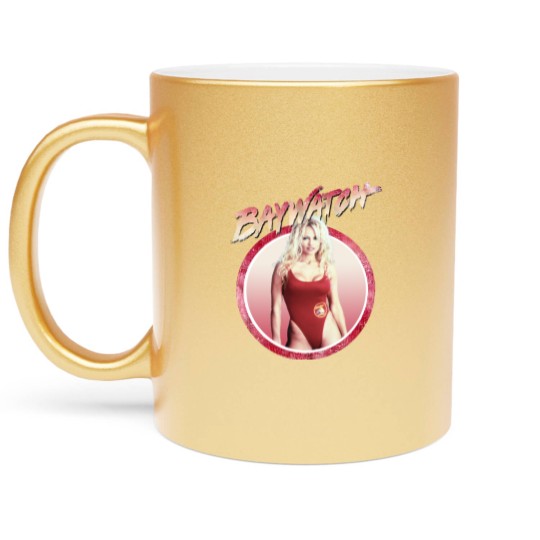 Discover Baywatch Vintage Pamela Metallic Mugs