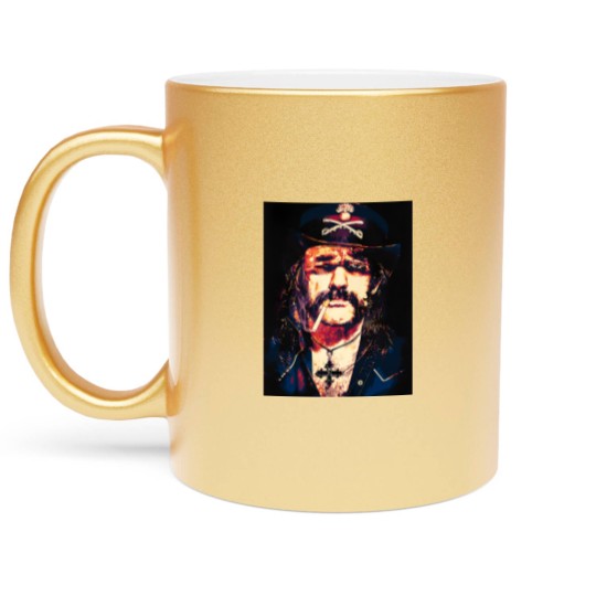 Discover Lemmy Kilmister! Art | Essential Metallic Mugs