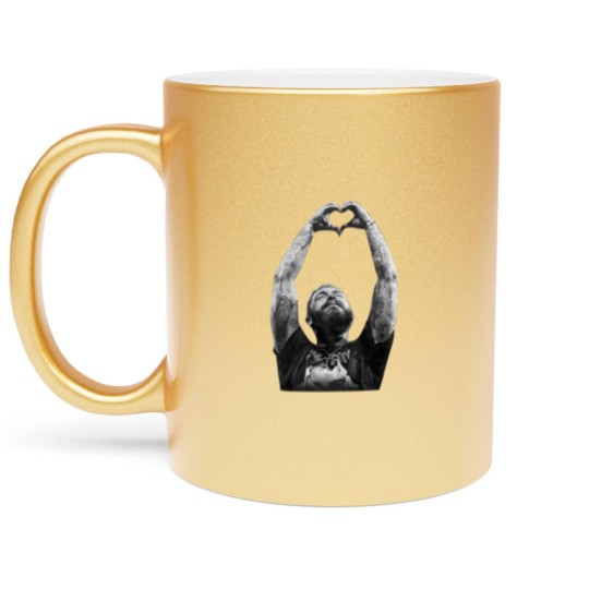 Discover Post Malone Metallic Mugs, Music Lover Metallic Mugs, Graphic Concert Metallic Mugs