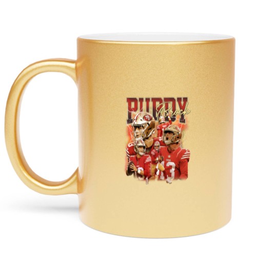 Discover Brock Purdy San Francisco Football Metallic Mugs, Football Metallic Mugs Christmas Gift
